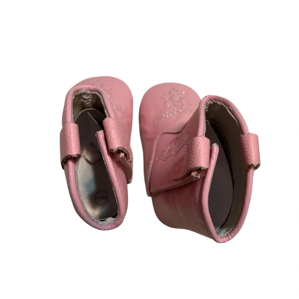 Mamtakon Leather Soft Soled Baby Cowgirl Boots 6-12m